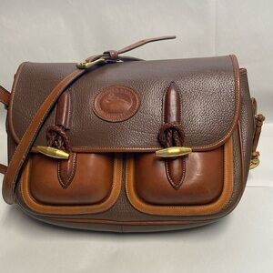 Dooney & Bourke AWL Double Pocket Outback 12.5” x 9” x 3” Pre-owned Made in 🇺🇸